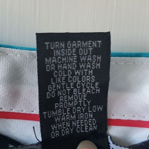 ZAC & RACHEL ZIP UP AQUA BLUE TURQUOISE CAPRI CROPPED PANTS SIZE 8 COTTON - Picture 4 of 9